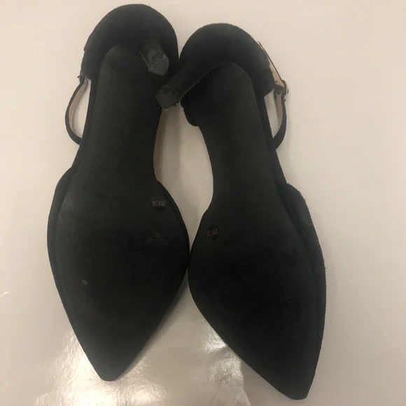 Jessica Simpson Carlette Heel Black Suede pump 8M - Picture 5 of 8